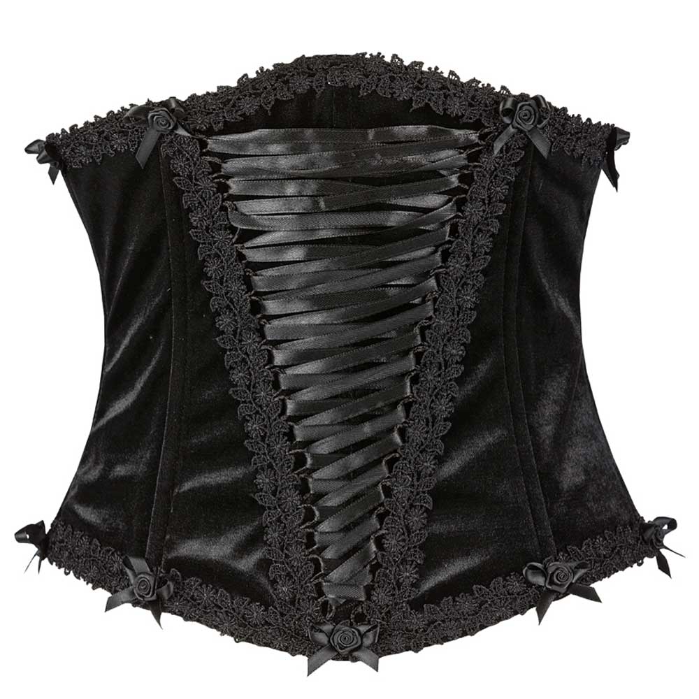 Sinister - K075 Underbust korset - Zwart
